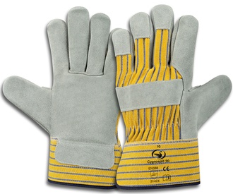 Rindspaltleder-Handschuh Cygnosplit 20 Front Rindspaltleder-Handschuh Cygnosplit 20 Front