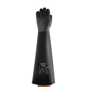 Chemikalienhandschuh AlphaTec 87-104 Latex dick