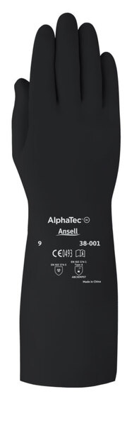 Chemieschutzhandschuh AlphaTec 38-001 Front