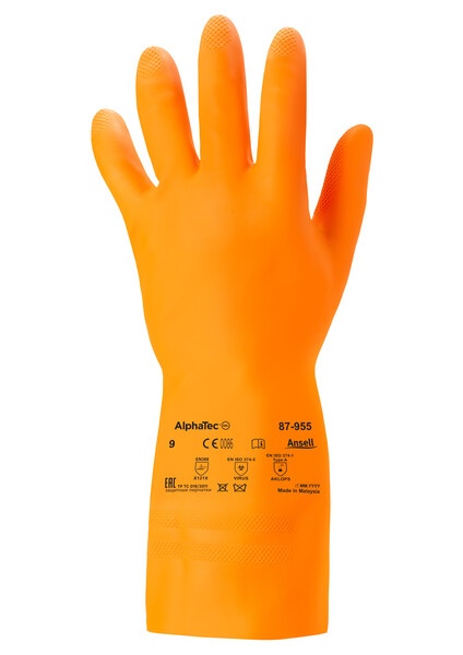 Chemikalienschutzhandschuh AlphaTec 87-955 Front