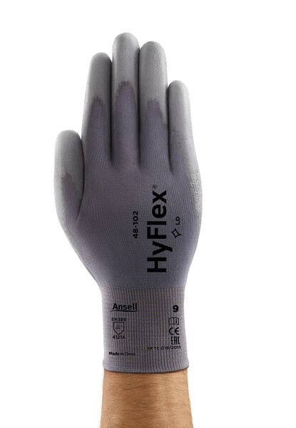 Montagehandschuh PU Ansell HyFlex 48-102 Front 