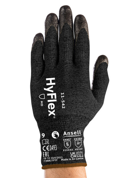 Schnittschutzhandschuh HyFlex 11-542 Front