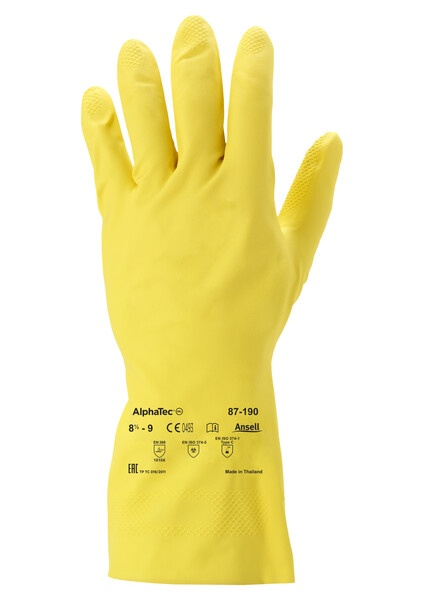 Chemikalienschutzhandschuh AlphaTec 87-190 Front