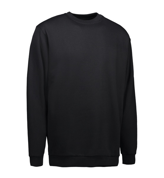 Pro Wear klassisches Sweatshirt 0360 Schwarz  Fron