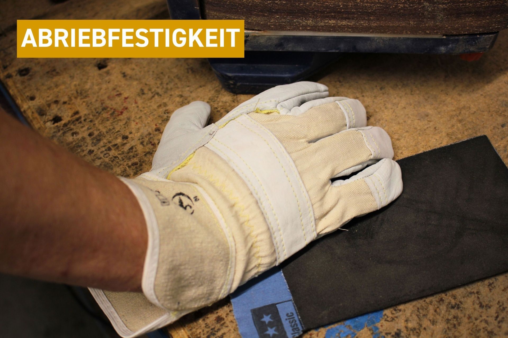 EN 388 Arbeitshandschuhe Abriebfestigkeit